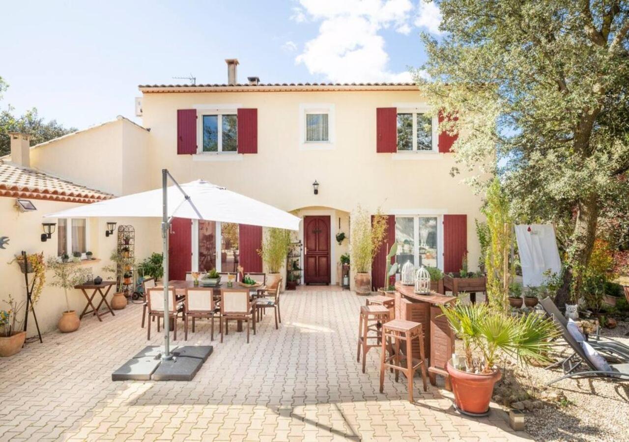 Bed and Breakfast Les Jardins D'Holi Proche Uzes Garrigues-et-Sainte-Eulalie Exterior foto